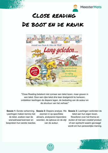 PDF-voorbeeld met gedeeltelijke blur: De boot en de kruik