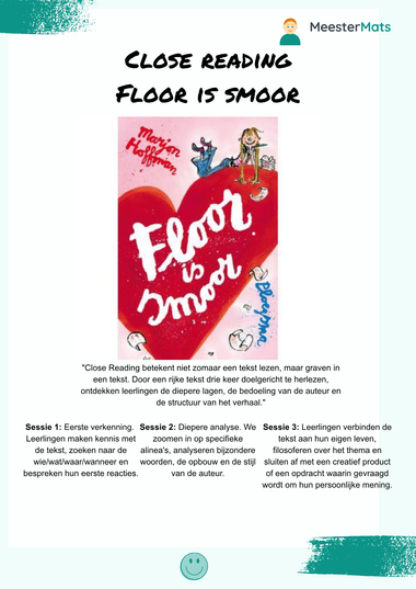 PDF-voorbeeld met gedeeltelijke blur: Floor is smoor