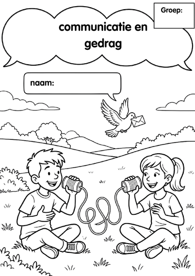 PDF-voorbeeld met gedeeltelijke blur: Communicatie en gedrag