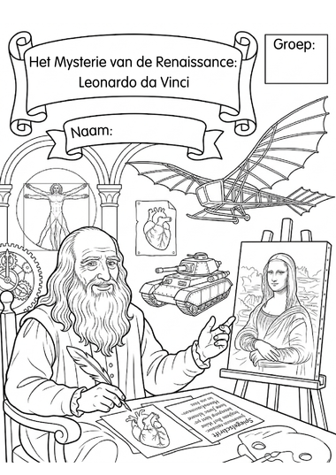 PDF-voorbeeld met gedeeltelijke blur: Leonardo da Vinci