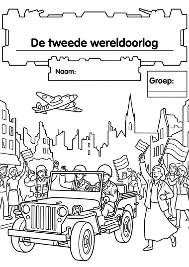 PDF-voorbeeld met gedeeltelijke blur: De Tweede Wereldoorlog