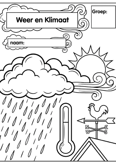 PDF-voorbeeld met gedeeltelijke blur: Weer en Klimaat