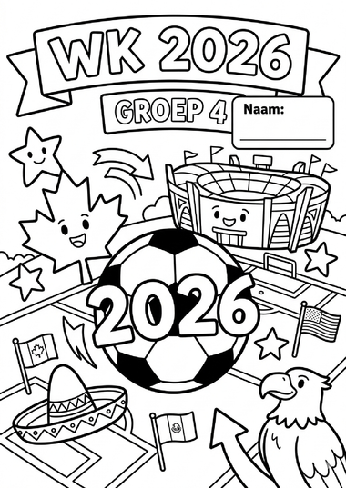 PDF-voorbeeld met gedeeltelijke blur: WK 2026