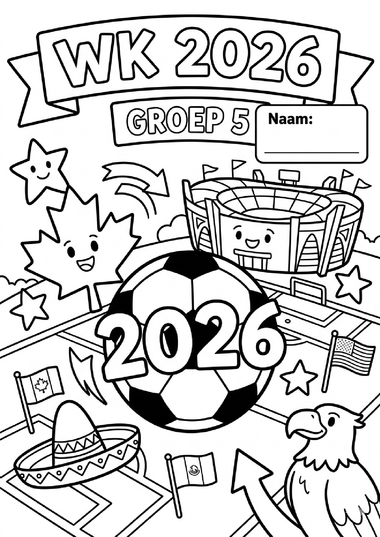 PDF-voorbeeld met gedeeltelijke blur: WK 2026